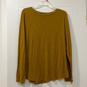 Old navy golden yellow long sleeve T -shirt
